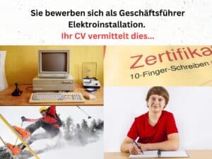 Was nicht in den Lebenslauf gehört